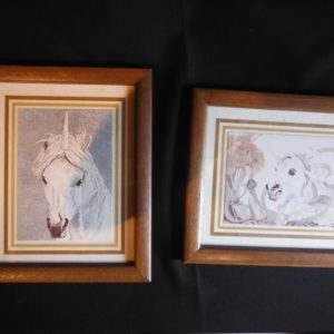 <font color=red>SOLD</font> – 2 Majestic Unicorn Paintings