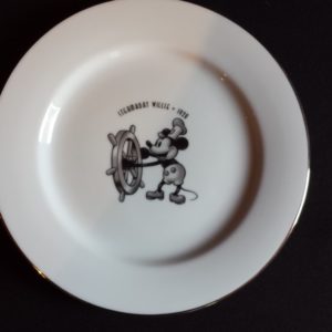 Mickey Mouse Plate - Steamboat Willie