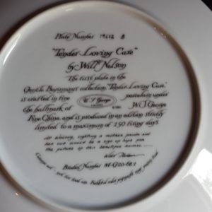 Collector Plate – Tender Loving Care - WS George "Gentle Beginnings" Collection