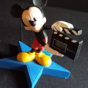<font color=red>SOLD</font> - Mickey Mouse Clock - Director - "Take Two"