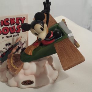 <font color=red>SOLD</font> - Mickey Mouse - "Plane Crazy" Figurine