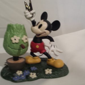<font color=red>SOLD</font> - Mickey Cuts Up Figurine - A Little Off The Top