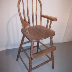 <Font color=red>SOLD</Font> - Antique Oak Bent Wood High Chair