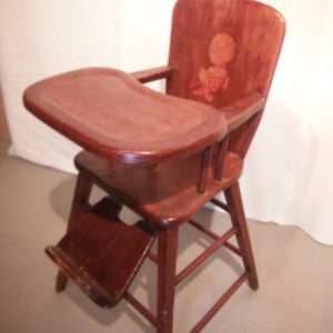 <Font color=red>SOLD</Font> - Antique Maple Baby High Chair